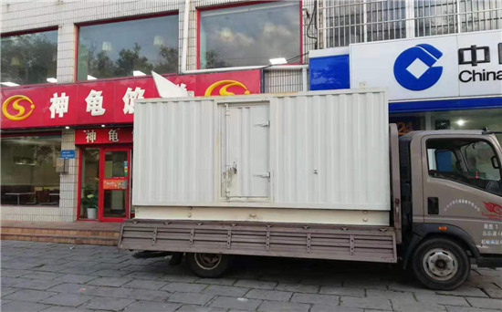 企石镇出租发电机施工案例